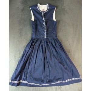 Vintage LeRo Koralpen-Dirndl Austrian Cotton Trachten Dress‎